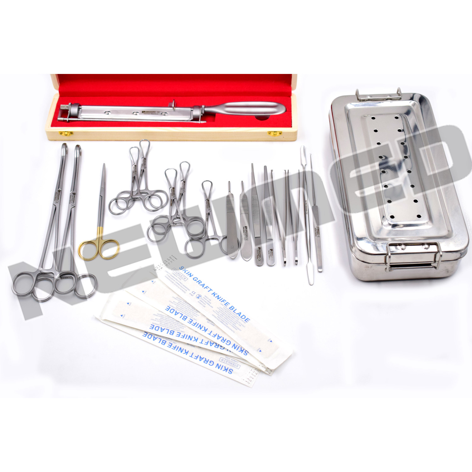 Skin Grafting Instruments Set Skin Graft Plastic Cosmetic Surgery